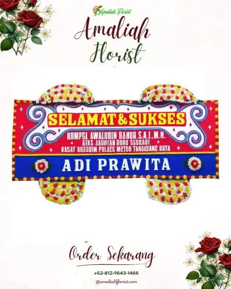Papan Bunga Ucapan Selamat Serayu Karanganyar